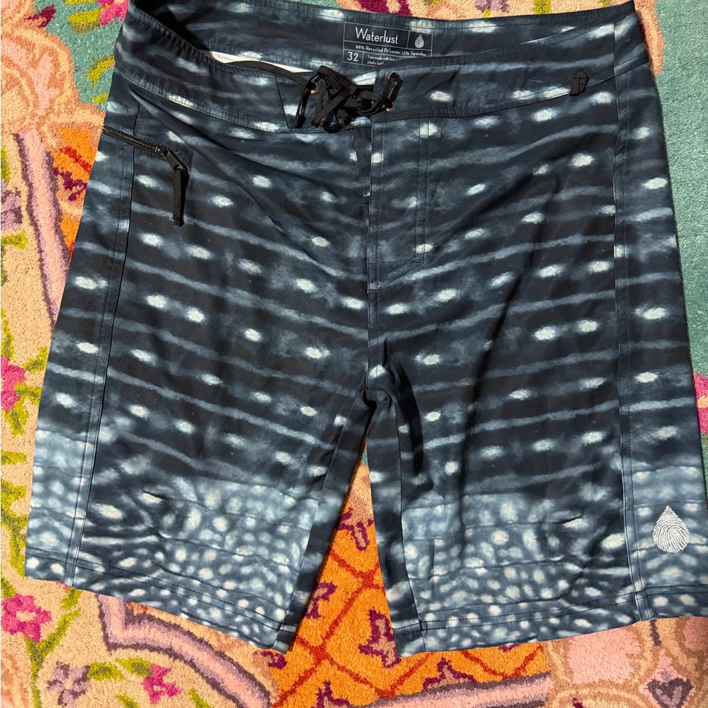 Waterlust whale shark Blue Swim Shorts